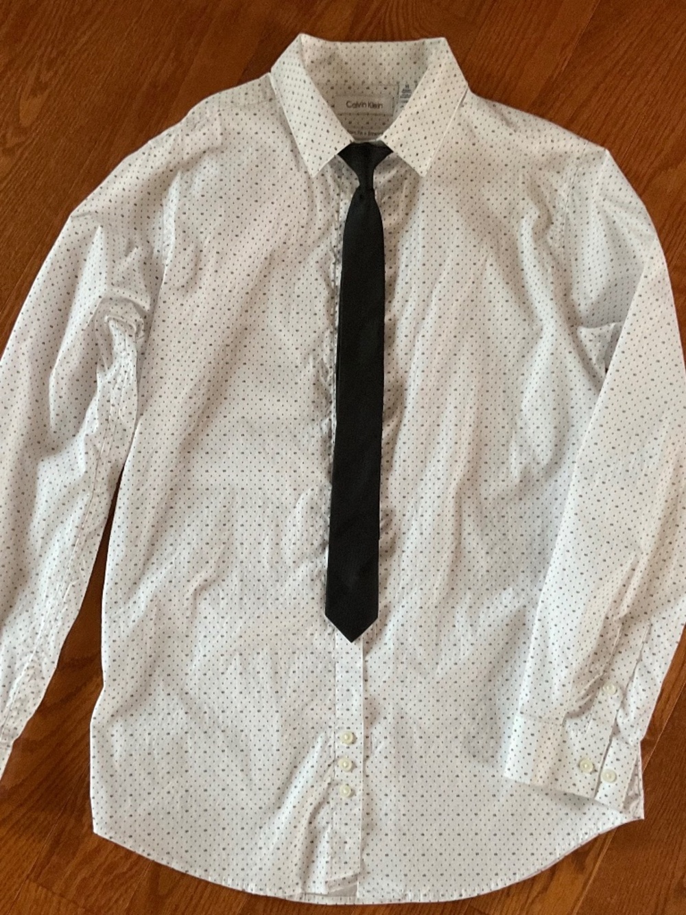 Calvin Klein formal shirt with tie